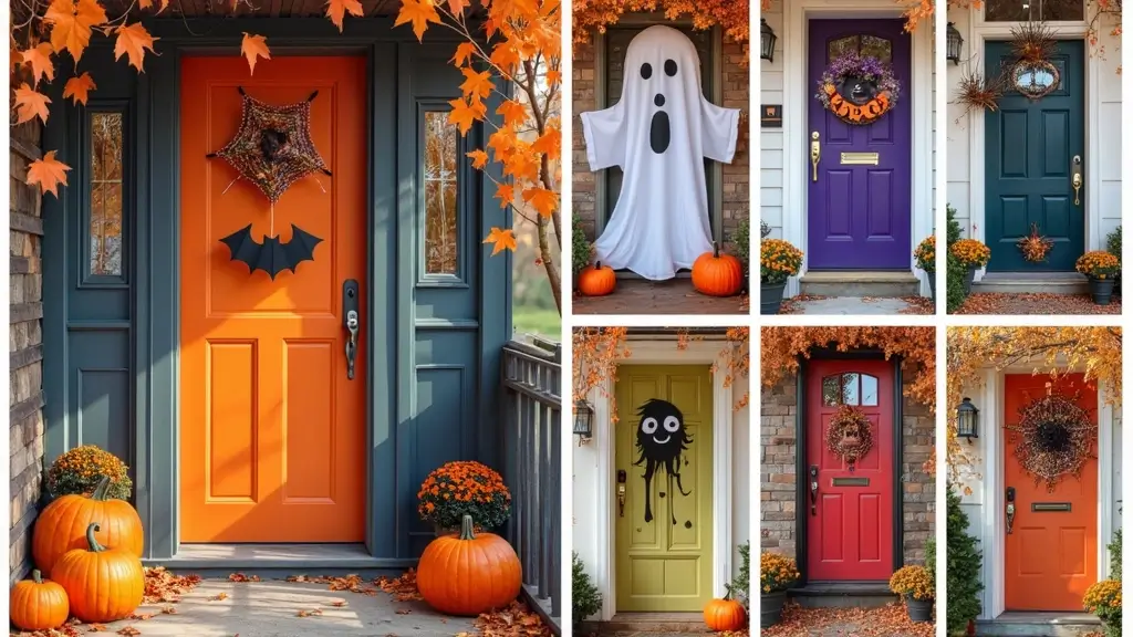 13 Budget-Friendly DIY Halloween Door Crafts You Can Make in One Afternoon!