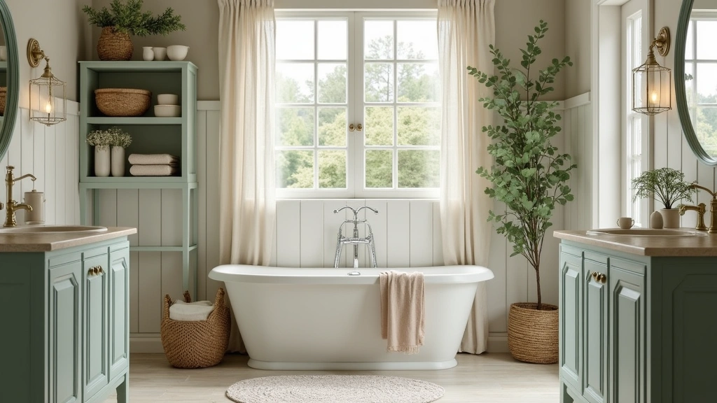 15 Stunning Farmhouse Bathroom Color Schemes That’ll Make You Swoon!