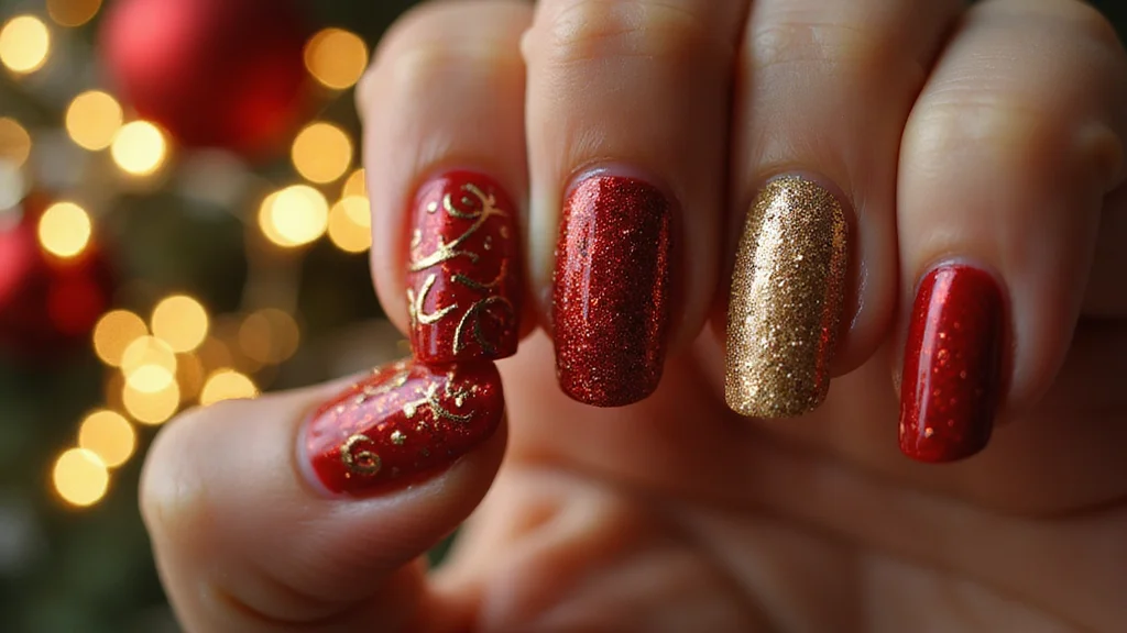 10 Stunning Red and Gold Nail Designs for a Festive Holiday Glam (Wait Until You See #3!)