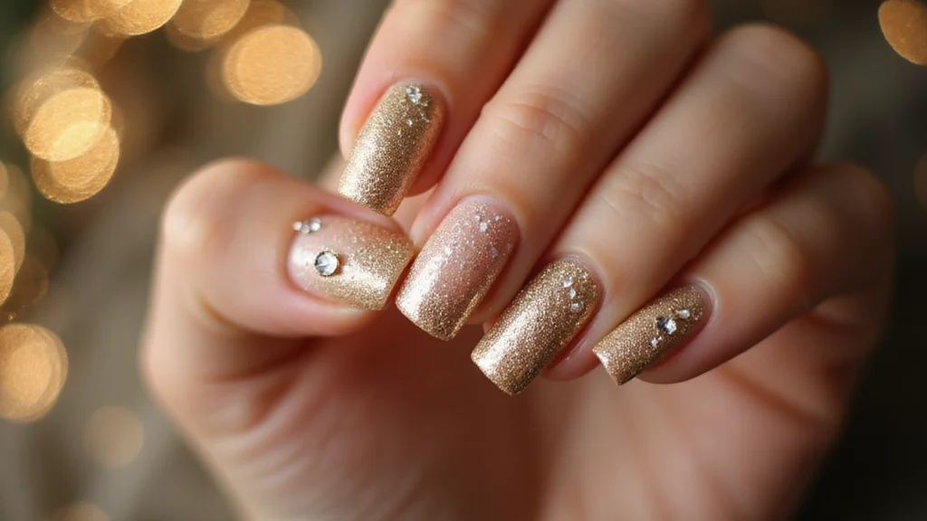 25 Nail Designs That Toast to the New Year with Champagne Vibes (Don’t Miss #10!)