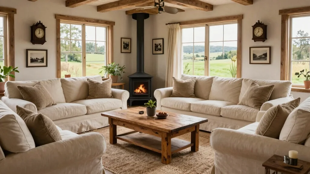18 Farmhouse Living Room Ideas That Bring Vintage Charm to Life (You’ll Love #7!)