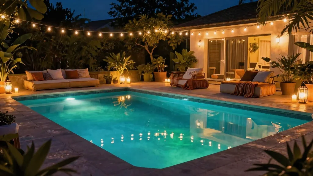 15 Easy Pool Lighting Ideas for Nighttime